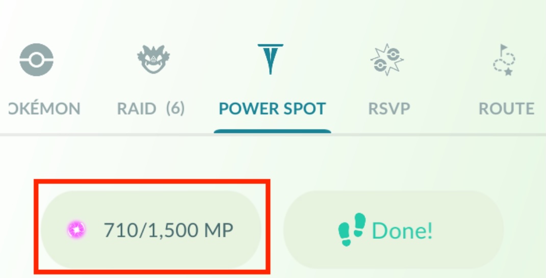 Initial MP selection screen